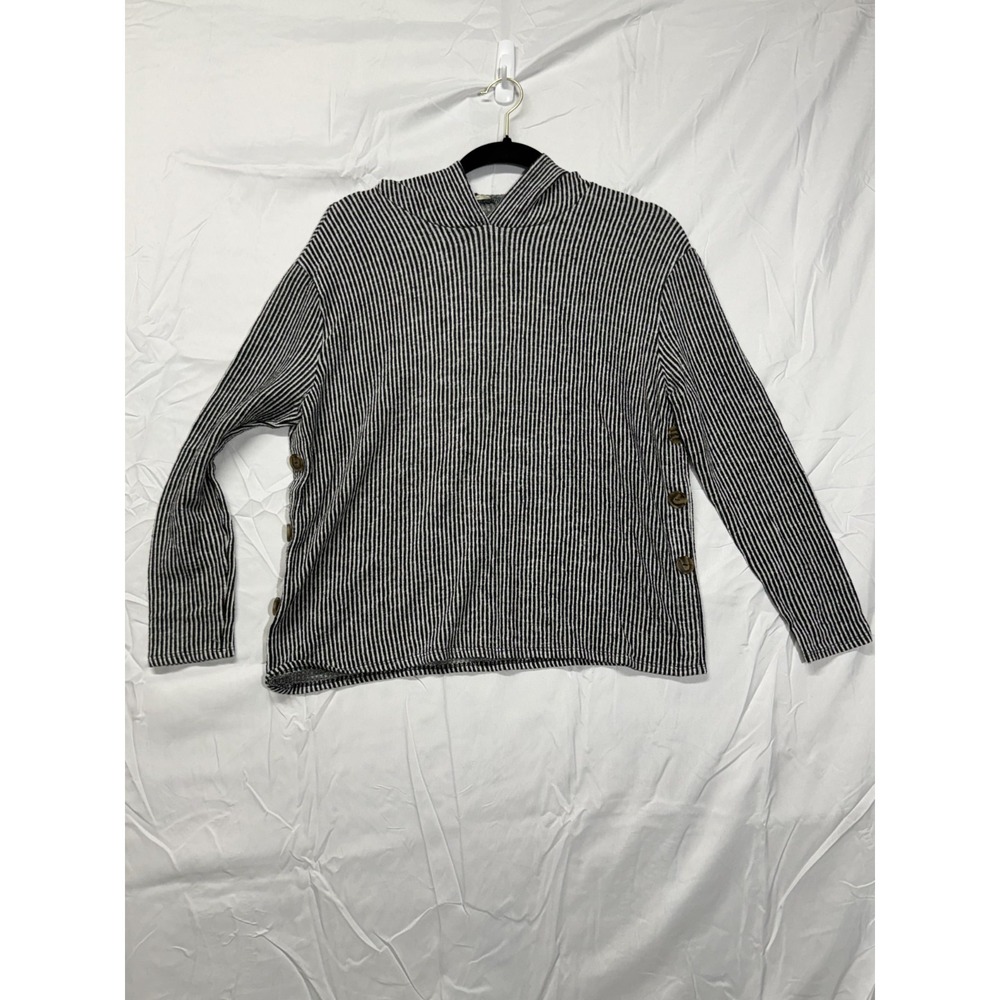 Caution To The Wind Top Women's Small Long-Sleeved High-Neck Lightweight Sweater